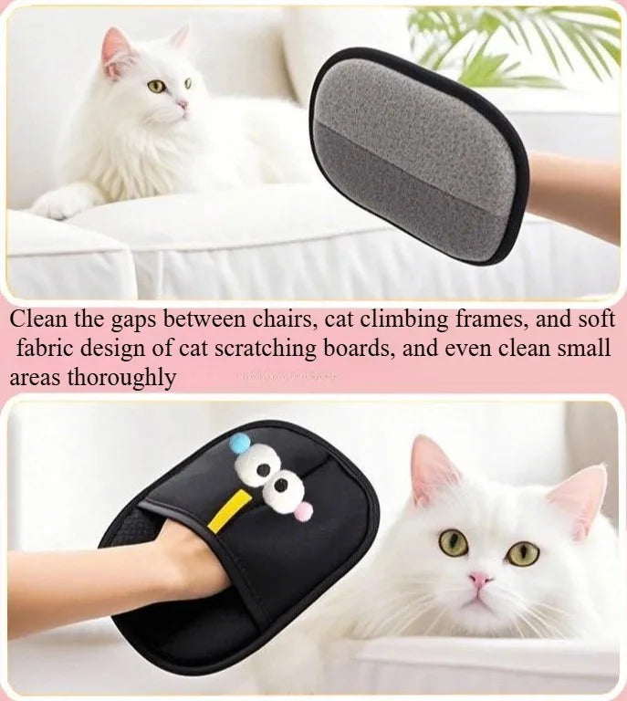 Pet Hair Buster Gloves – Groom & Clean in One!