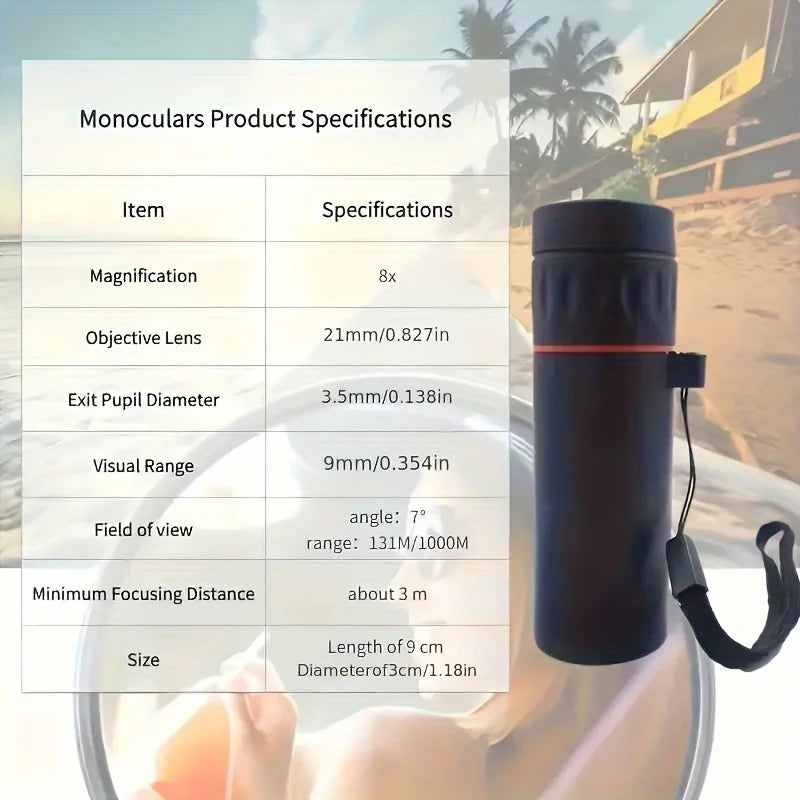- 🐦 SkySight Monocular  Powerful Pocket Zoom for Nature & Stars