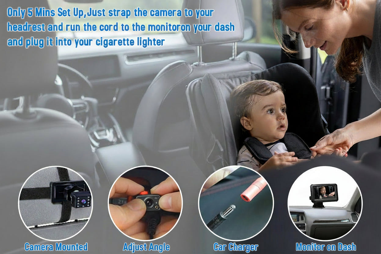 “Your Baby, Always Visible — IPS Night‑Vision Monitor” - daliona