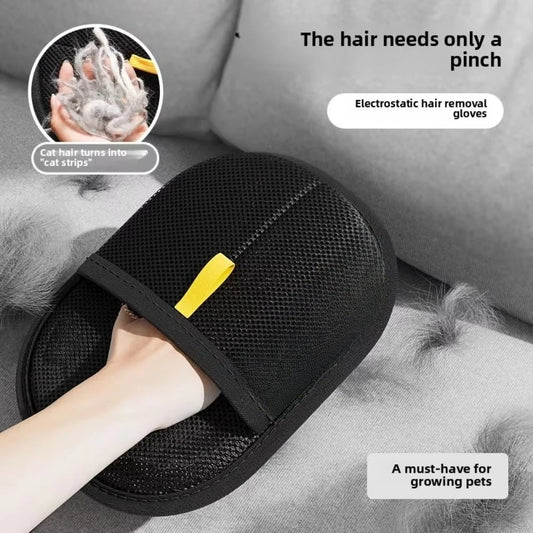 Pet Hair Buster Gloves – Groom & Clean in One!