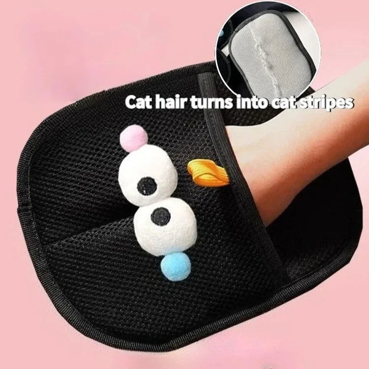 Pet Hair Buster Gloves – Groom & Clean in One!