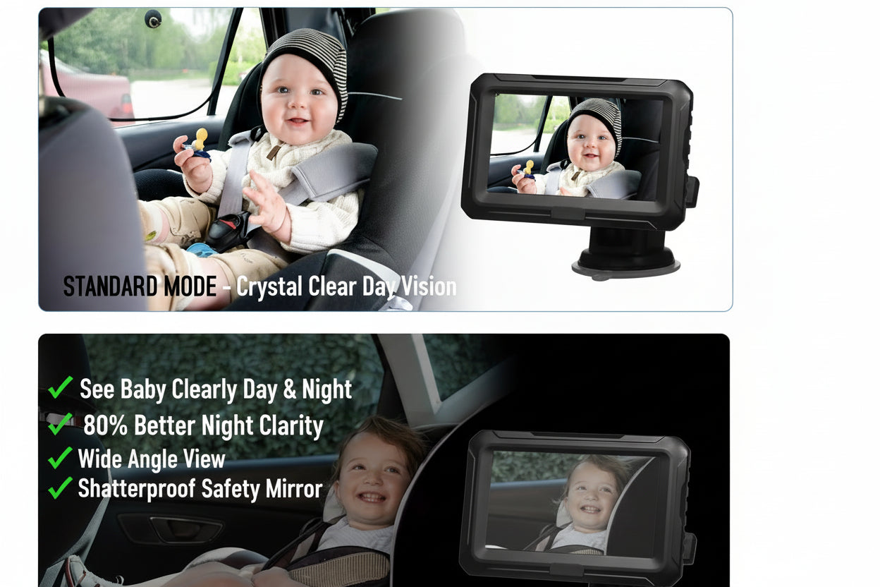 “Your Baby, Always Visible — IPS Night‑Vision Monitor” - daliona